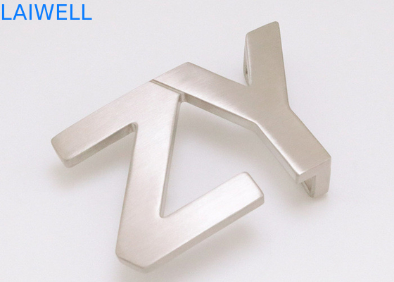 35MM kundenspezifischer Buchstabe-Art-leichter Edelstahl-glatte Metallgürtelschnallen für Bügel