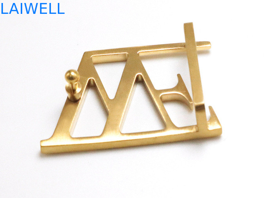 Edelstahl des übersichtlichen Designs Goldfarbpersonifizierte Gürtelschnallen asphaltieren Bund-Zubehör