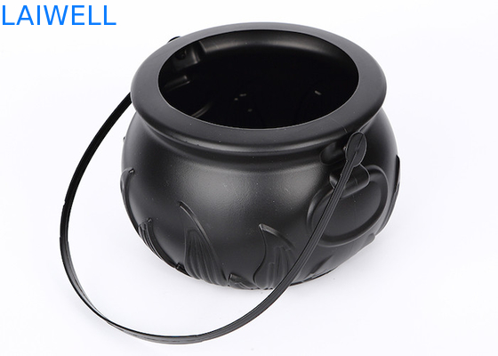 1200ML Schwarzes pp. schöpfen kundenspezifische Süßigkeits-Glas-Plastikbehälter für Holloween