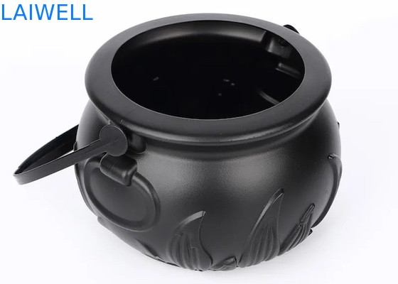 1200ML Schwarzes pp. schöpfen kundenspezifische Süßigkeits-Glas-Plastikbehälter für Holloween