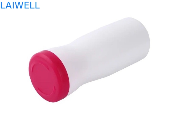 HDPE 800ML Plastikzylinder-Behälter Cosmo ringsum Flaschen mit dem Überwurfmutter-Drucken verfügbar