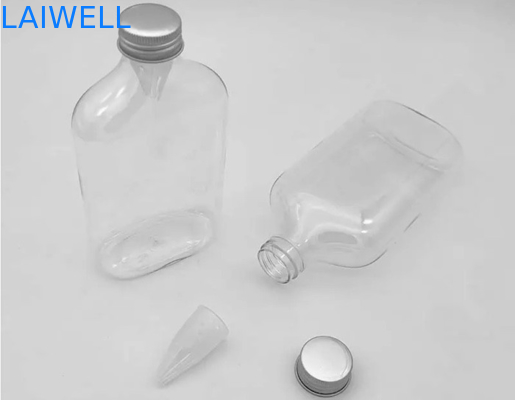 Kundenspezifisches transparentes HAUSTIER 350ML Joice-Trinkflasche-Getränkeplastikbehälter für B2B-Käufer