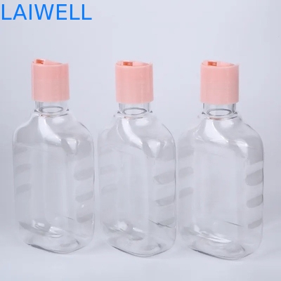 73*41*145MM 250ML Eco HAUSTIER Quadrat-transparente Lotions-Flaschen-wiederverwendbare Plastikbehälter für Hauptorganisation