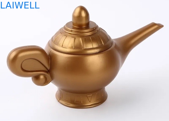 Kundenspezifisches statisches Plastikbehälter ANTIHDPE Halloween stützt schwarze schlechte Genie Lamp Souvenir Aladdin Magic-Lampe