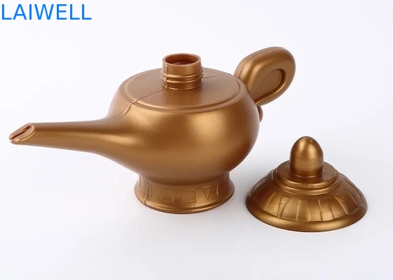 Kundenspezifisches statisches Plastikbehälter ANTIHDPE Halloween stützt schwarze schlechte Genie Lamp Souvenir Aladdin Magic-Lampe