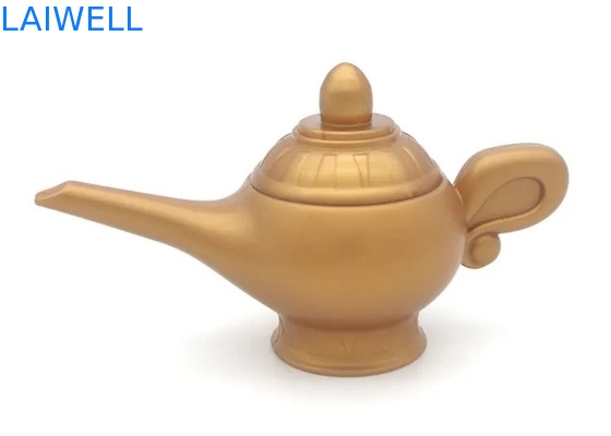 Kundenspezifisches statisches Plastikbehälter ANTIHDPE Halloween stützt schwarze schlechte Genie Lamp Souvenir Aladdin Magic-Lampe