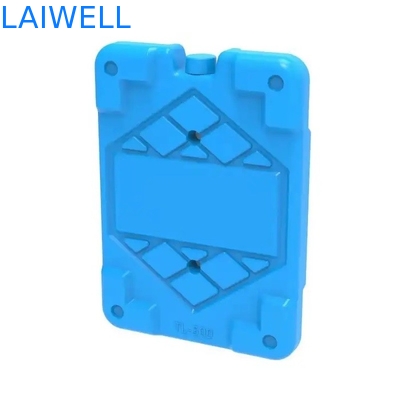 Blaue HDPE Ziegelstein-Flaschen-Eis-Gefrierschrank-Block-Gewohnheit belasten hohe Feuchtigkeitsbeständigkeits-Plastikdose