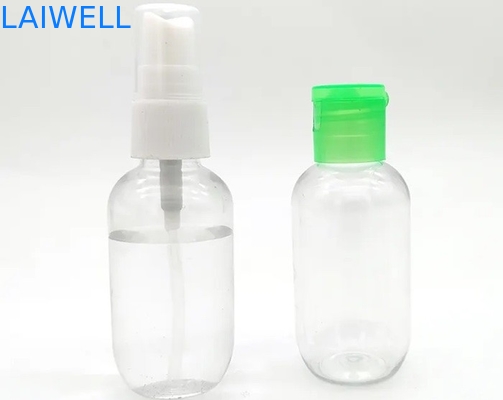 60MM wasserundurchlässiges Plastikglas des blauen HAUSTIER Sprühflasche-kundenspezifischen hohen langlebigen Gutes