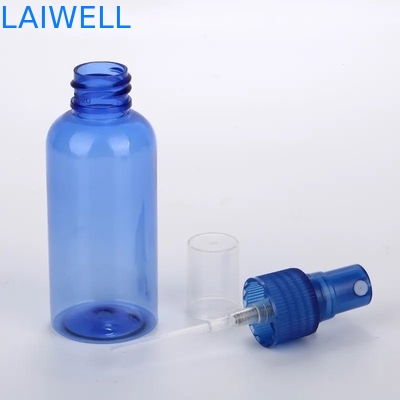 60MM wasserundurchlässiges Plastikglas des blauen HAUSTIER Sprühflasche-kundenspezifischen hohen langlebigen Gutes