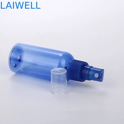 60MM wasserundurchlässiges Plastikglas des blauen HAUSTIER Sprühflasche-kundenspezifischen hohen langlebigen Gutes