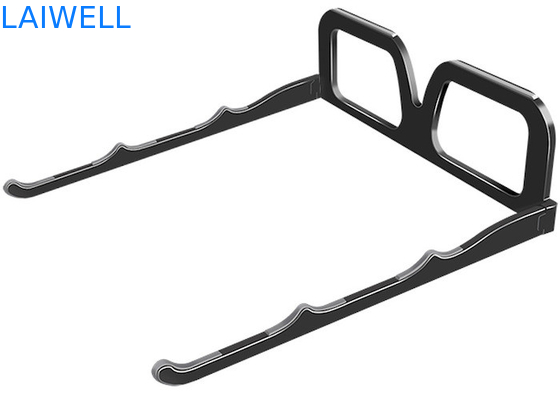 Fertigen Sie Glas-Notizblock-Halter-faltbaren silbernen Aluminiummetalllaptop-Stand kundenspezifisch an
