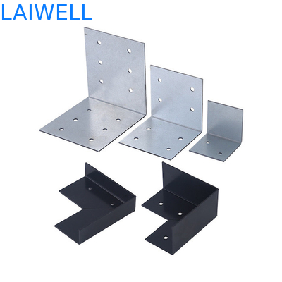 Verarbeitung von individuellen Metallstempeln L-förmige Holzkistenkante Festengelguard Verzinkte Eisenhardware Teile