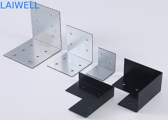 Verarbeitung von individuellen Metallstempeln L-förmige Holzkistenkante Festengelguard Verzinkte Eisenhardware Teile