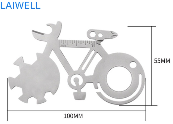 100*55MM 8 in 1 Leichtgewicht EDC Werkzeug Karte Flaschenöffner für den weltweiten Verkauf Markt