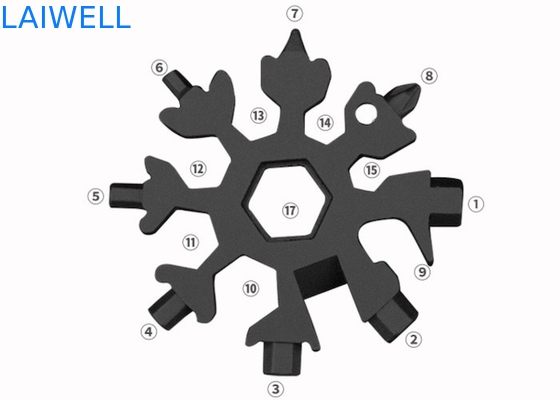60*60*6MM Mehrzweck-Erdstahl-EDC-Werkzeugkarte Sandstrahlen Metallflaschenöffner
