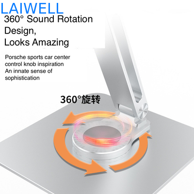 260*238*64MM 360-Grad-Rotation Portable Silber Klapphebe Aluminium Laptop Kühlstand Tray Basis