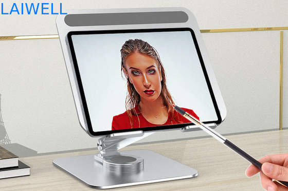 260*238*64MM 360-Grad-Rotation Portable Silber Klapphebe Aluminium Laptop Kühlstand Tray Basis