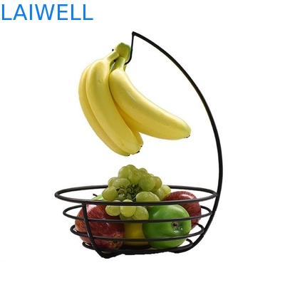 Hochverkauftes Metall Haushaltsgeschirr 37*27CM Champagner Backlack Eisen Kreatives Obstplatten mit individuellem Design