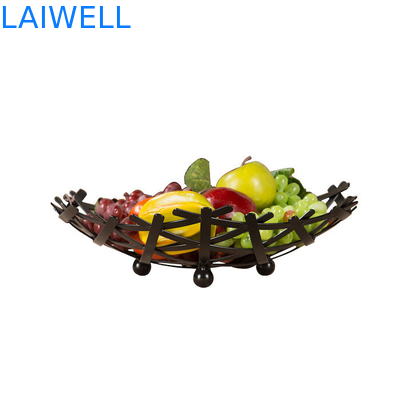 35*9cm Bronzene Bäckerei Kreatives Eisen Kunst Obstfach