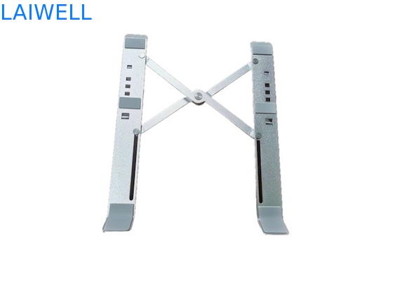 Leichtgewicht Portable 253*60*20mm Grau Aluminium Klappbare Verstellbare Metall Laptop Stand Einfach und elegant Design