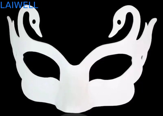 Langlebige, nachhaltige, weißfarbige Bagasse-Maske für wiederverwendbare und umweltfreundliche Verwendung