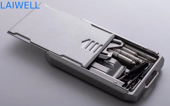 109*64*15mm Customized RFID Aluminium Card Wallet Vereinfachen Sie Ihr Leben mit dieser kompakten Speicherlösung