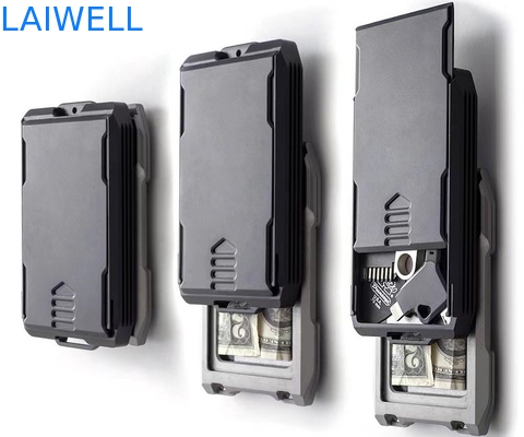 109*64*15mm Customized RFID Aluminium Card Wallet Vereinfachen Sie Ihr Leben mit dieser kompakten Speicherlösung