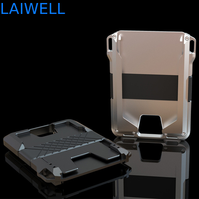EXW Lieferfrist Aluminiumkarten-Brieftasche mit Silikonband und Luxusdesign