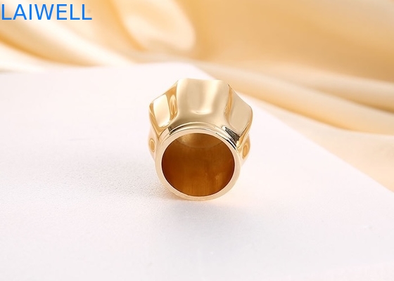Gold Aroma Fläschchenverschlüsse aus umweltfreundlicher Zinklegierung für elegante Verpackungslösungen