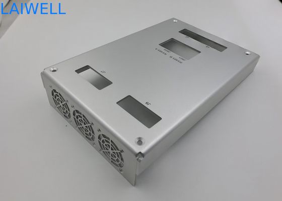 Kundenspezifischer Siebdruck, eloxierte Aluminiumblechbearbeitung, Gehäuse, Laserschneiden, nahtloses Biegen