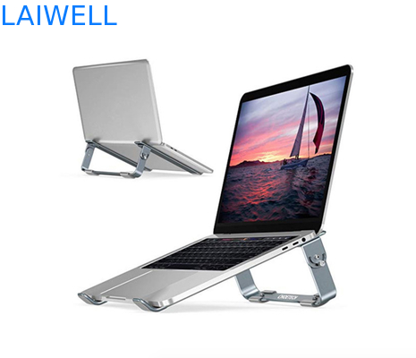 Abschnittanpassung 3mm des Minimalismus 4 Laptop-Metallhalter, der Ipad-Stand faltet