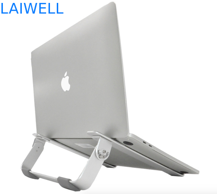Abschnittanpassung 3mm des Minimalismus 4 Laptop-Metallhalter, der Ipad-Stand faltet
