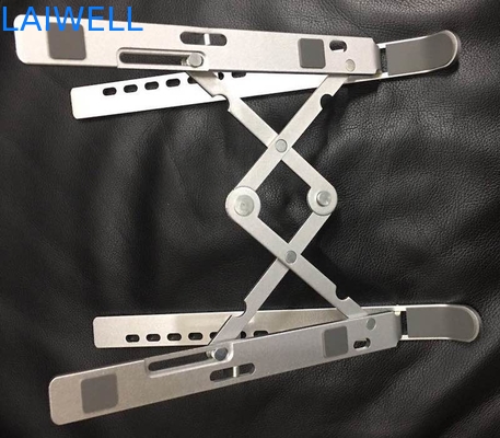 Tablet-Lesestand-/Falte Macbook-Stand-langlebiges Gut CNC-Abdrehen-250g