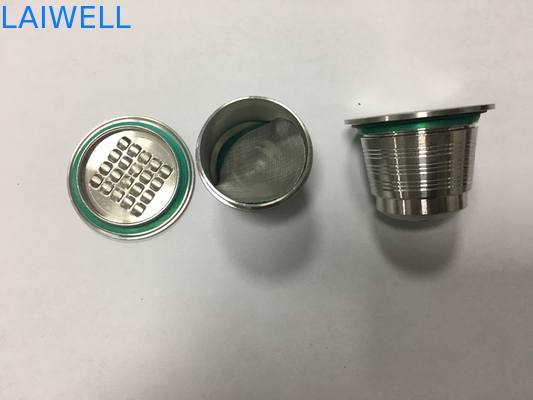 Wiederverwendbare Kaffee-Kapsel CNC-Abdrehen-SS304/Kaffee-Filter-Schale