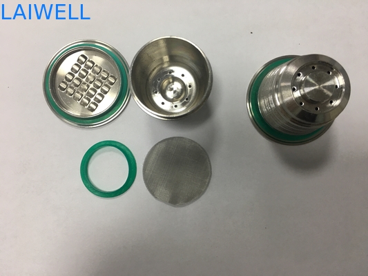 Wiederverwendbare Kaffee-Kapsel CNC-Abdrehen-SS304/Kaffee-Filter-Schale