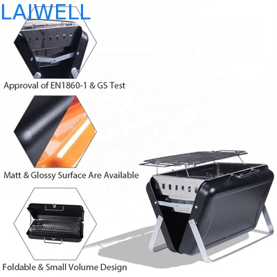 40.5*27.5*9cm Chromstahl tragbaren kampierenden Oven Foldable Charcoal Grill