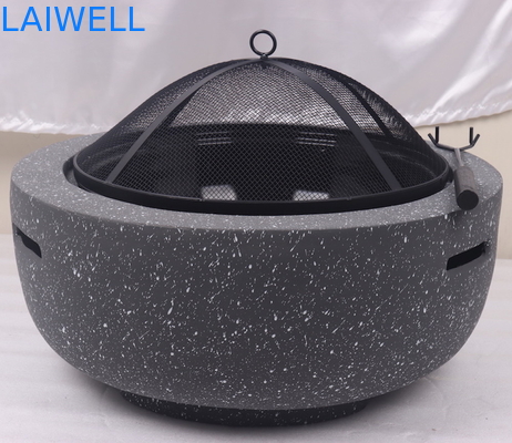 Stahlgrill-Grill-tragbare Grill-Grube MgO-Steinentwurfs-59.5*34.5cm