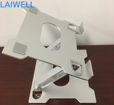 Anodisierungs3.0mm Laptop-abkühlender Stand-silberner faltbarer Tablet-Aluminiumhalter