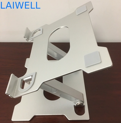 Anodisierungs3.0mm Laptop-abkühlender Stand-silberner faltbarer Tablet-Aluminiumhalter