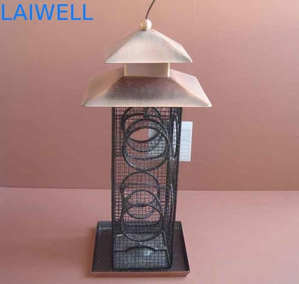 Laser, der Logo Galvanized Black Metal Bird-Zufuhr Squirre-Widerstand graviert
