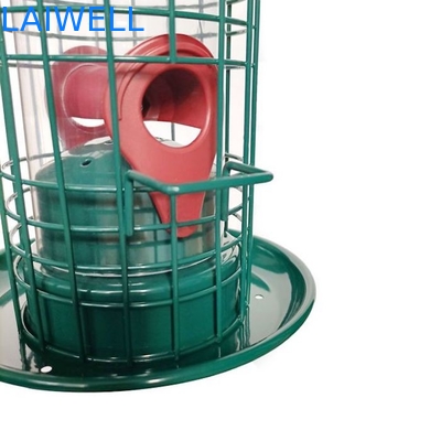 Grünes geschweißtes Stahl-Draht-Mesh Hanging Bird Feeders Automatic-Antieichhörnchen
