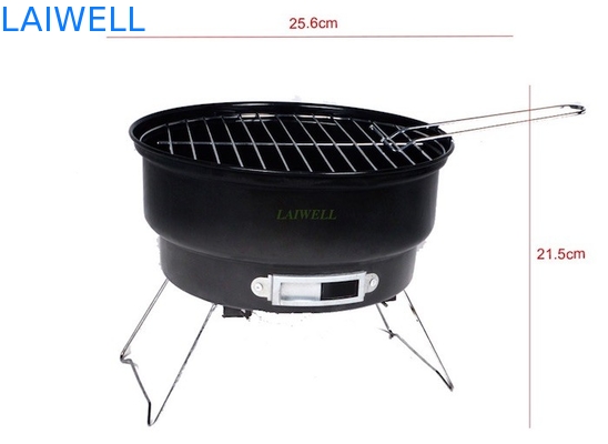 Metall, das 25.6*21.5cm Stahlgrill-Grills Mini Portable Oven im Freien stempelt