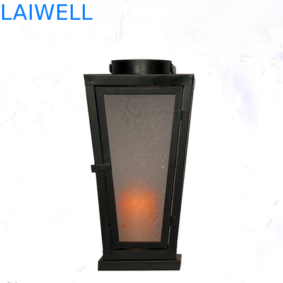 Antiätzmittel 223*233*433mm Metallhaushaltsware-Patio-Kerzen-Halter im Freien