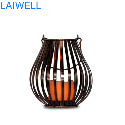 Bronze malte 260mm, Hurrikan-, denlichter Halter/Metallkerzen-Halter durchleuchten