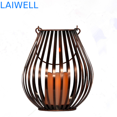 Bronze malte 260mm, Hurrikan-, denlichter Halter/Metallkerzen-Halter durchleuchten