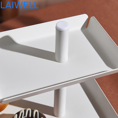 Nicht rostendes Eisen, welches die drei Schicht-Frucht Tray Metal Houseware Luxury stempelt