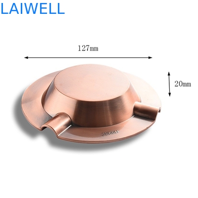 Zink-Legierungs-Email-Weinlese-tragbarer Aschenbecher-Laser, der Logo Purse Ashtray graviert