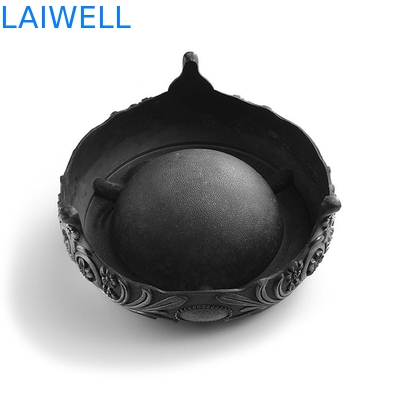 Kundengebundener 60mm Höhen-Metalltaschen-Aschenbecher-Weihrauchgefäß-Entwurf