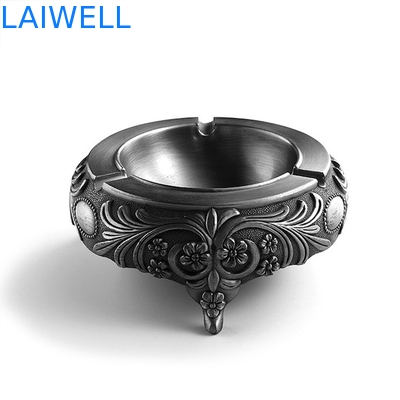 Kundengebundener 60mm Höhen-Metalltaschen-Aschenbecher-Weihrauchgefäß-Entwurf