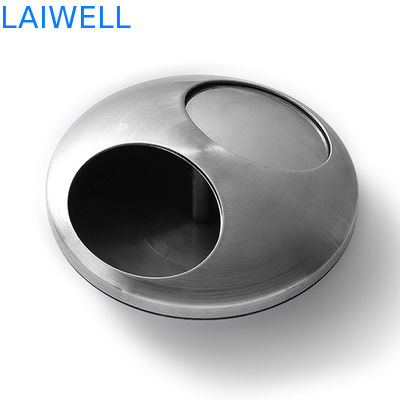 Innovativer Zigarettenhalter aus Zinklegierung, Metall-Taschenaschenbecher mit Sandstrahl-Finish für einen modernen Look